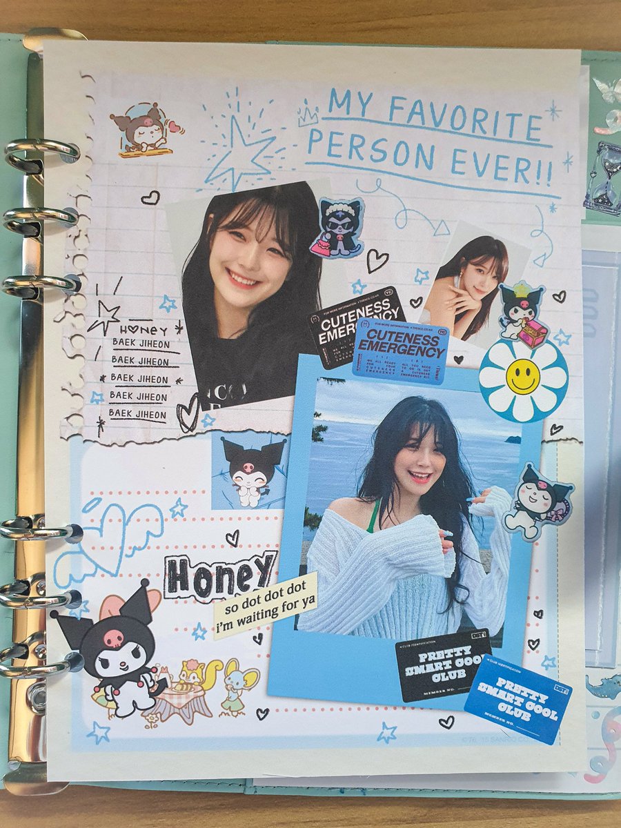 Heonkkul's tweet photo. Such a beautiful binder cover! Thank you @heecartz for making my binder cover and thank you @kkartbudols for printing it 💙

#tysm_heecartz
#kkartbudols https://t.co/8x4met7EY8
