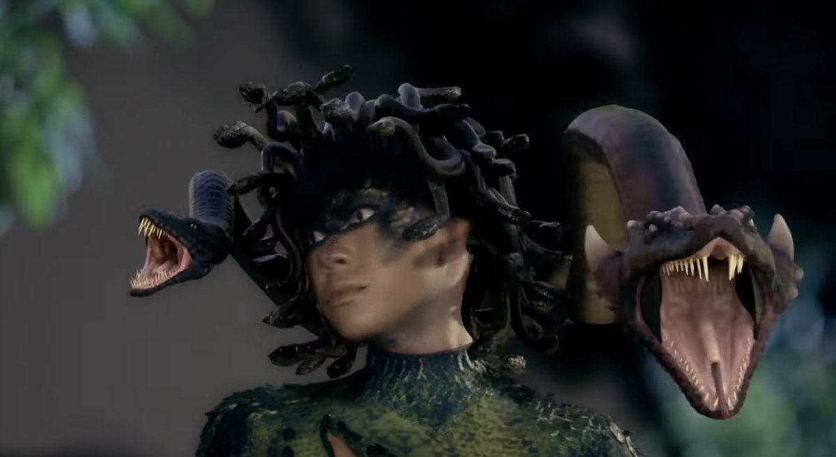theDarnaWiki's tweet photo. We get another good look at #Valentina’s “pets”, one horned and one not. #darna #DarnaFrameUp https://t.co/JD4Y6blFBY