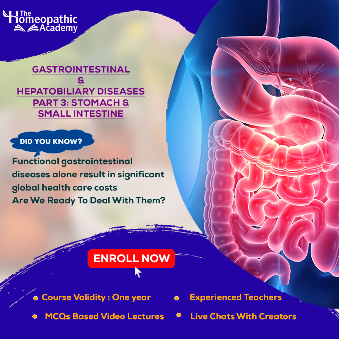 THA_Homeopathy's tweet photo. Functional gastrointestinal diseases are becoming a global challenge for they impair the quality of life and cause increasingly higher health care costs. 

Enroll Now: https://t.co/XHP8hBj5Oq
.
.
#homeopathy #course2022 #learnmoredobetter #learnmore #learning #onlinecourse https://t.co/19Igf3WulX