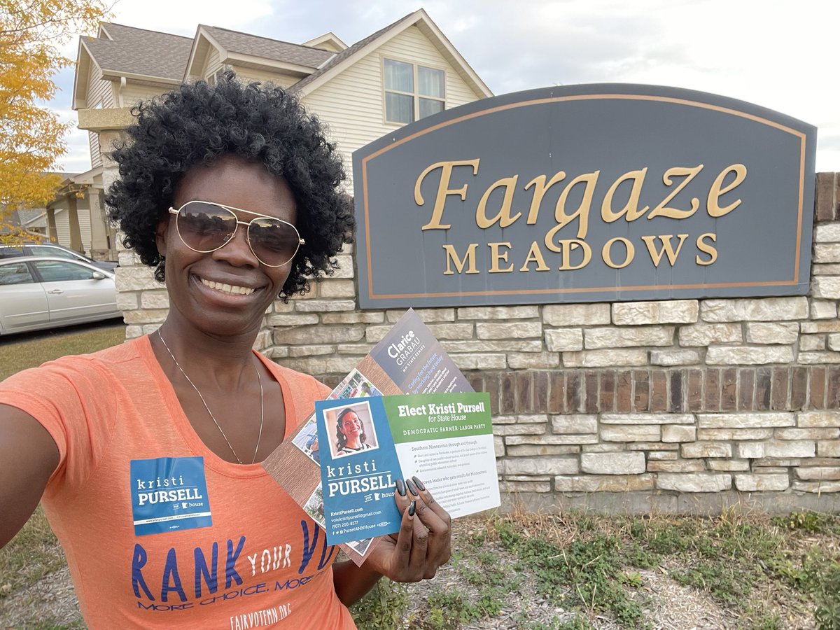 Huldah4House's tweet photo. FALL in Northfield is SPECTACULAR! Best part…doorknocking for some awesome candidates @Pursell4MNHouse and @ClariceMNSD58 who we desperately need at the Capital! Special thank you to @FairVoteMN for this partnership!
Vote now till Nov. 8 #StrongerTogether #fairvotemn #RCV https://t.co/VwHjq8xEts