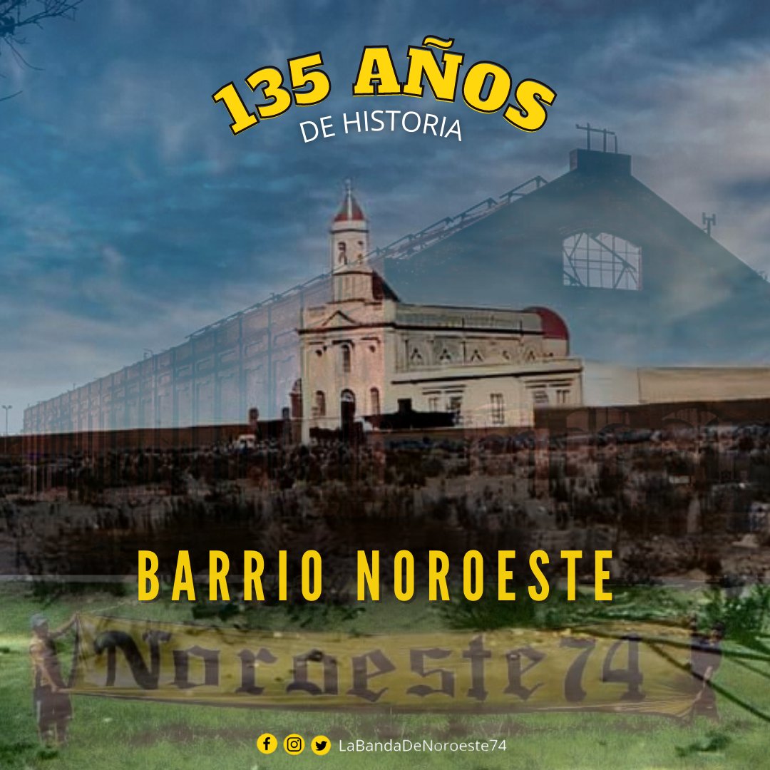 labandadelnoro's tweet photo. Hoy Cumple nuestro querido #BarrioNoroeste, primer barrio de la Ciudad de Bahía Blanca. 😀 

¡135 AÑOS DE HISTORIA! 

#LaBandaDeNoroeste74 
#LosDueñosDeLaFiesta 🇦🇷 https://t.co/PY3fs10hrz