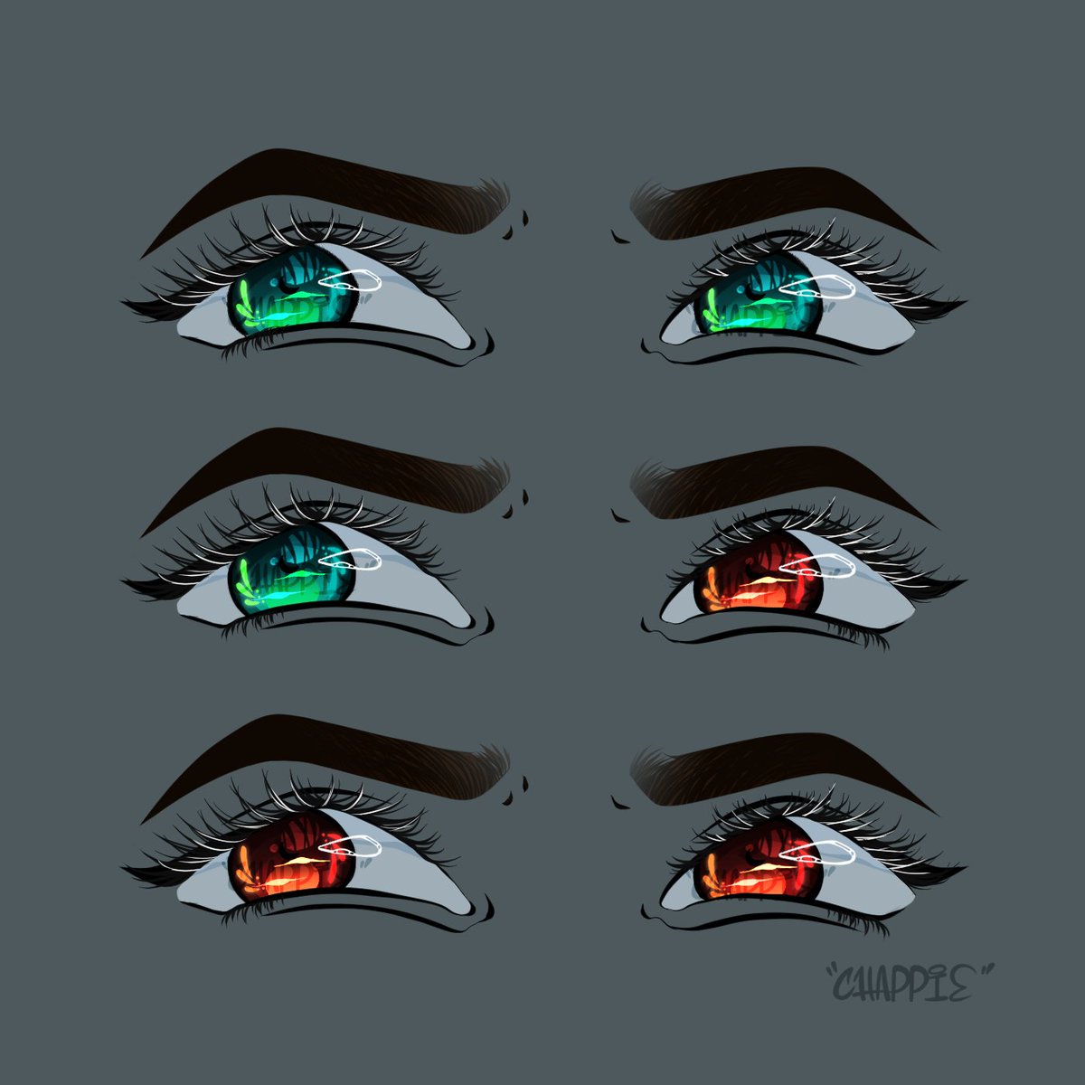 Chappie_LA's tweet photo. did some eye coloring last night, so here it is
... 
also finally made a new header :) https://t.co/SWlTxEf4UT