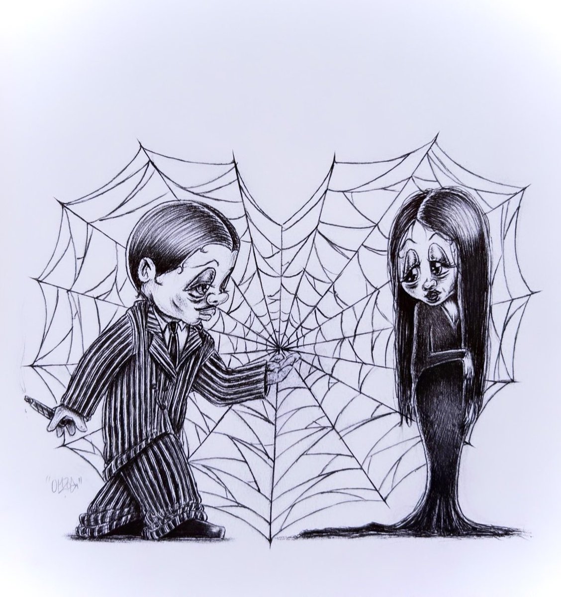 Day 5. Gomez and Morticia Addams🕸️

“To live without you, only that would be torture.”