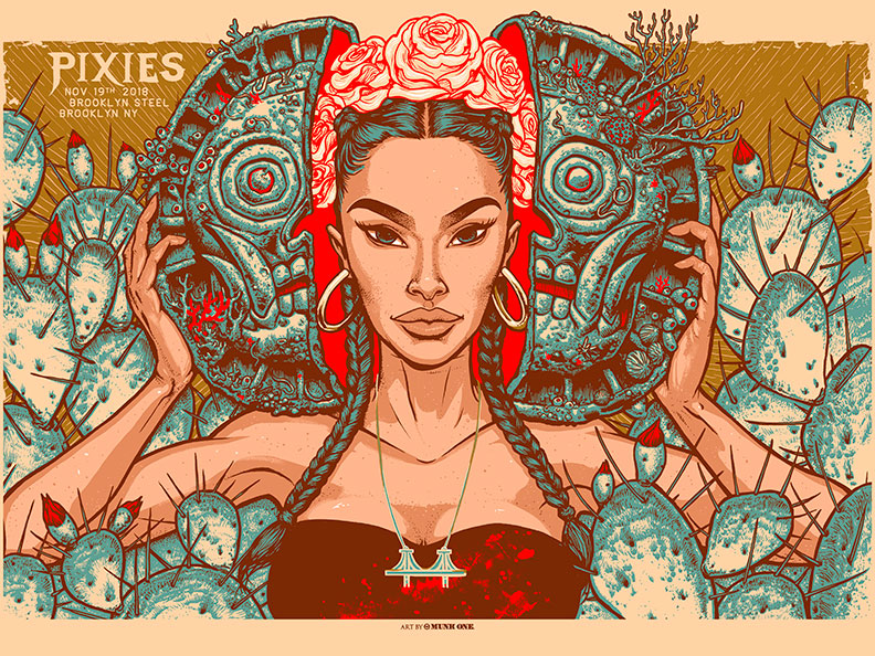 RockArtDaily's tweet photo. PIXIES @PIXIES 11-19-2018 Brooklyn NY Art by Munk One @Munk_One #MunkOne #PIXIES
Buy on eBay https://t.co/N4gV4TawkR https://t.co/FCvyBZaWxQ