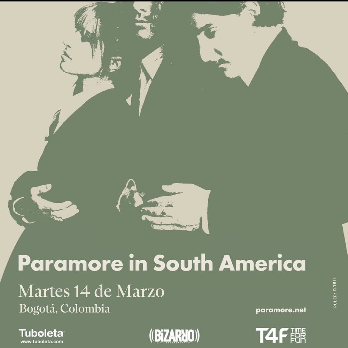 musictrendscol's tweet photo. 🇨🇴✨ PARAMORE EN COLOMBIA ✨🇨🇴

🔥 14 de Marzo de 2023 🔥 

Venue e información de entradas pronto. 

Presenta @BizarroLiveCo 💥 https://t.co/AkEVmlK2MU