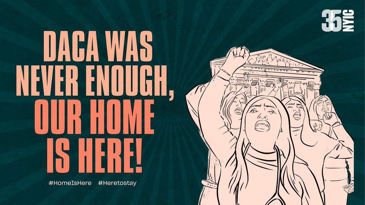 TNYC2's tweet photo. 🚨The Fifth Circuit Court just ruled that the #DACA program is unlawful but left the program as is for now. Once again, the lives of thousands of DACAmented people are in limbo. Now more than ever, we demand that @POTUS and #Congress take action! 1/2 https://t.co/gXdrMwAv8S