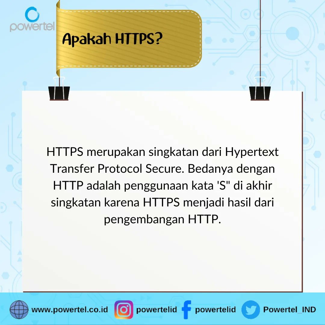 Powertel_IND's tweet photo. Fakta Menarik HTTPS, Bikin Situs Lebih Terjamin?

#infointernet #website #https #seputarinternet #infowebsite  #usersecurity #websitekekinian #situsaman #situsamandanterpercaya #jaluraman #situsresmi #faktamenarik  #trendkekinian #hypertexttransferprotocolsecure #powertelid https://t.co/ifAqeWI5am
