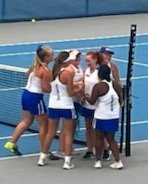 CCHSCavs_Tennis's tweet photo. Your @CCHSTennis4 Lady Cavaliers edged out a fantastic Lebanon team 5-4 to take the DISTRICT CHAMPIONSHIP!  Way to play, ladies! 💙🎾🖤💪 @CCHS_Activities @CchscavsA @CCHSCavs https://t.co/EI8V97F3ic