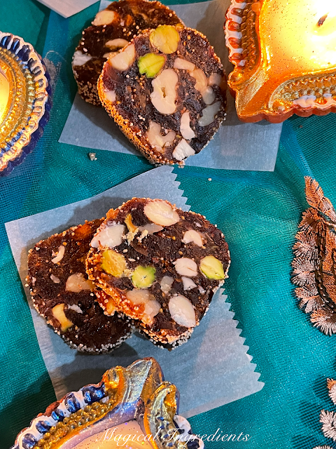 magicalingrdnts's tweet photo. Dried Fruits and Nuts Roll - Easy, #delicious, and #healthy #dessert rolls that are a great #ediblegift and perfect for #diwali celebration! No sugar added! #Nationaldessertmonth #healthyeating #foodieextravaganza #snack #diwalisweets https://t.co/s2y971AuQj https://t.co/VWBoeWXA7T