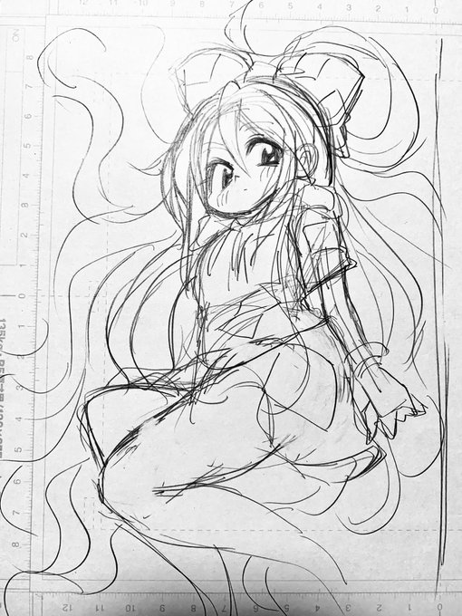 依神紫苑ちゃん殴り描き 