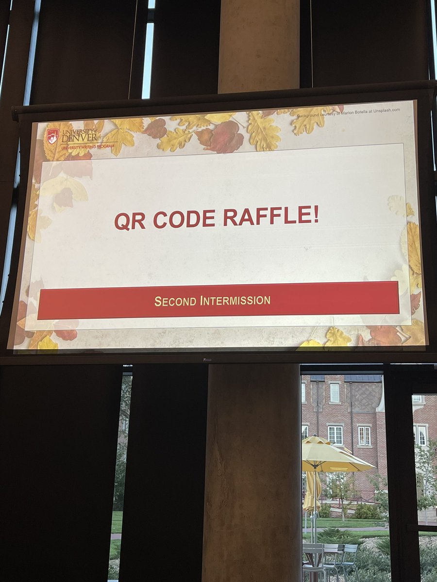 University of Denver Writing Program tweet media