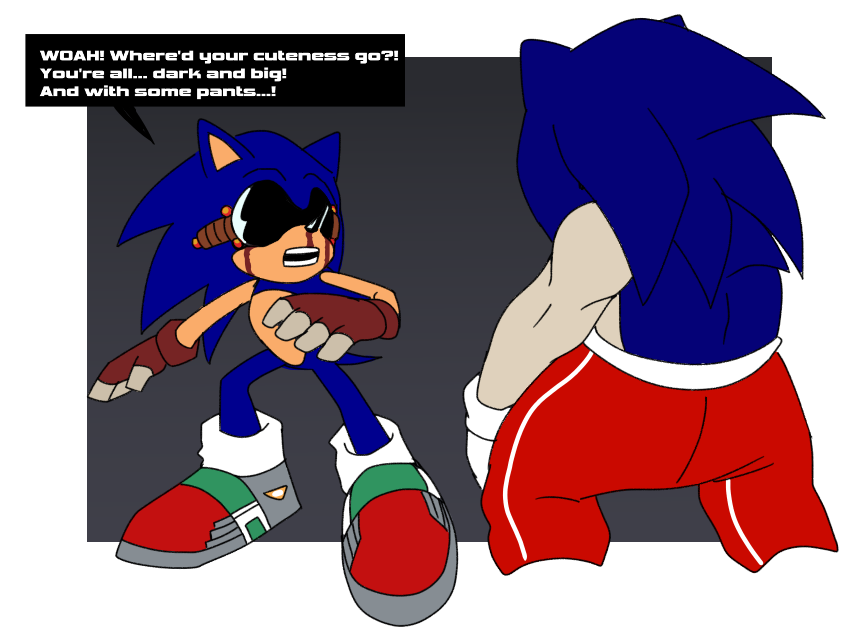 Sonic.exe Commission by ElCracked656 -- Fur Affinity [dot] net