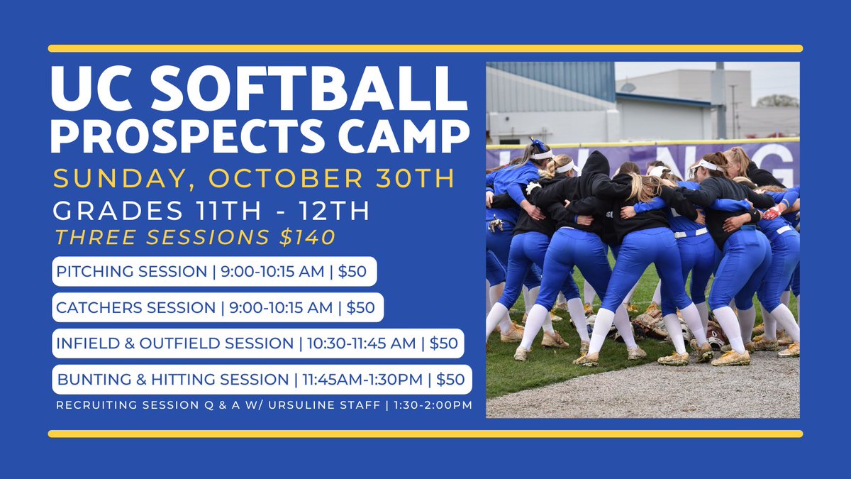 Join us for our prospect camp on October 30th! We can’t wait to see some future Arrows!⚜️ bit.ly/3V28qHT