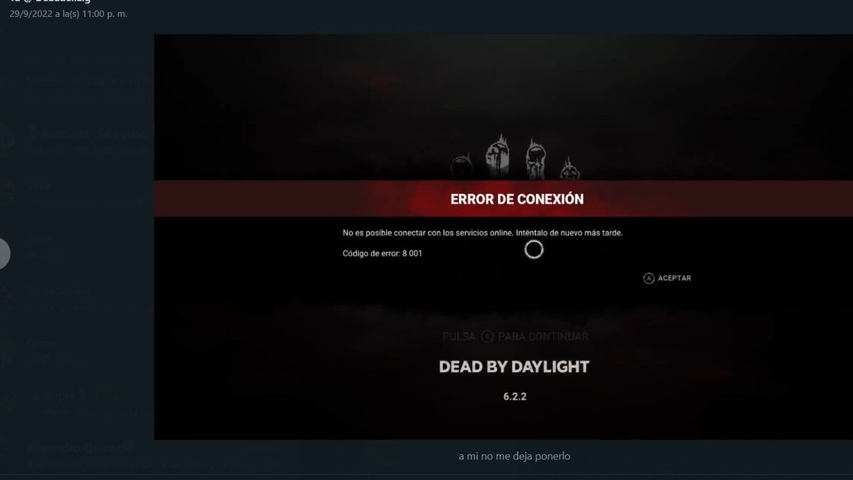 Little__Moy's tweet photo. @DeadByBHVR @ShaggyR88352953 And how can I reclaim them if the game hasn't worked on xcloud for a week? I can't sing in into de game! https://t.co/TLAydfUP2r