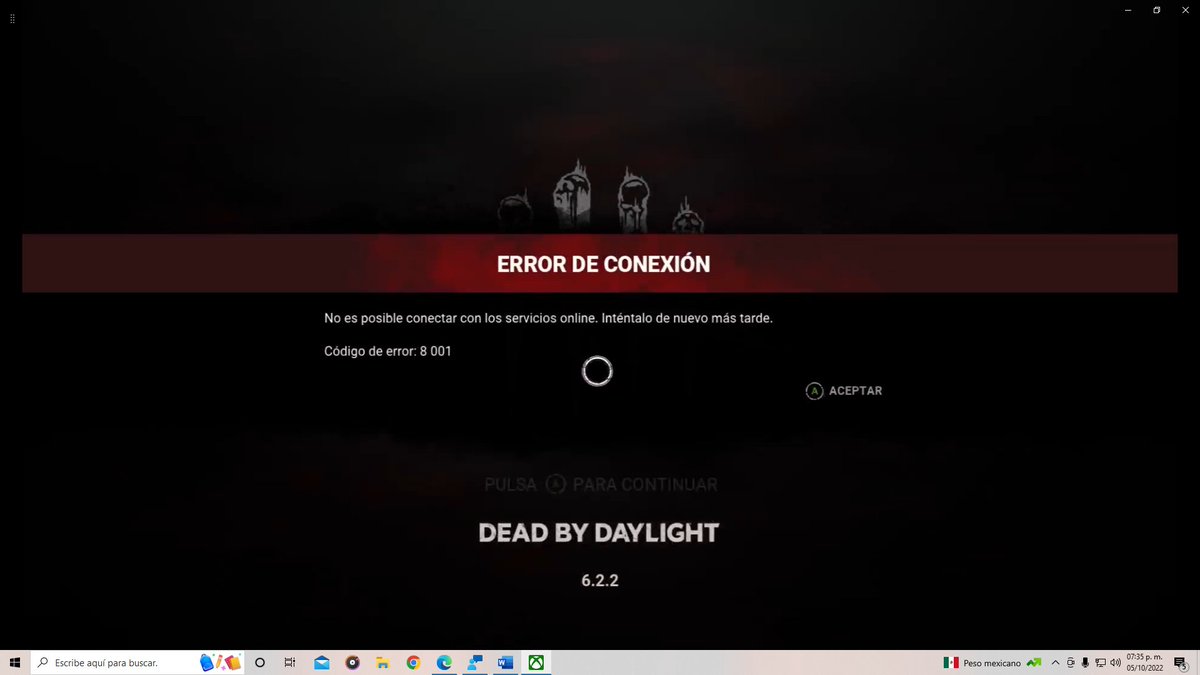 Little__Moy's tweet photo. @DeadByBHVR @ShaggyR88352953 And how can I reclaim them if the game hasn't worked on xcloud for a week? I can't sing in into de game! https://t.co/TLAydfUP2r