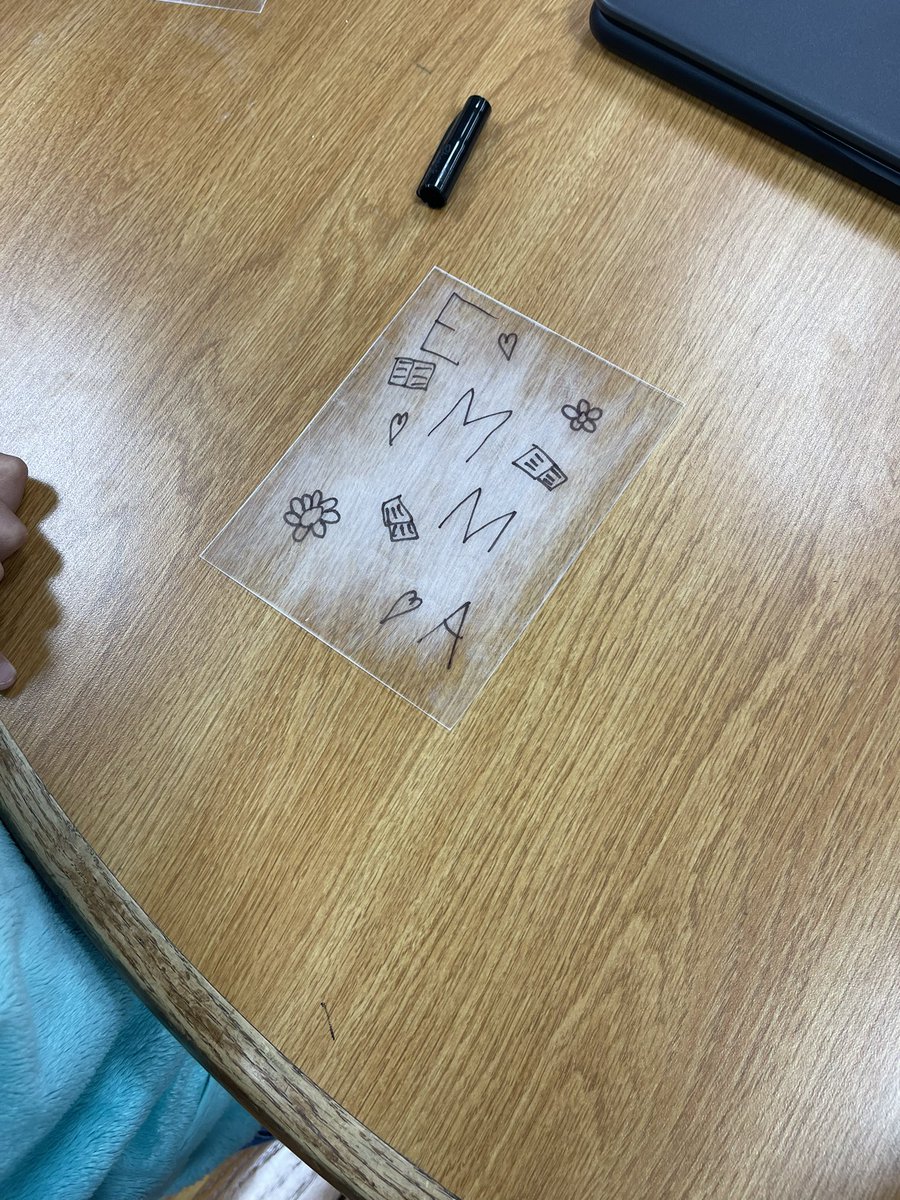 MrsSpatzek's tweet photo. Names are important. They identify who we are. Third grade annual shrinky dink Chromebook case charm. #cplearns #d102 https://t.co/l3HiQv21l7