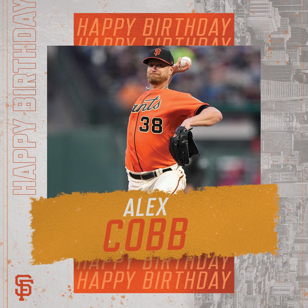 A very happy birthday to Alex Cobb 