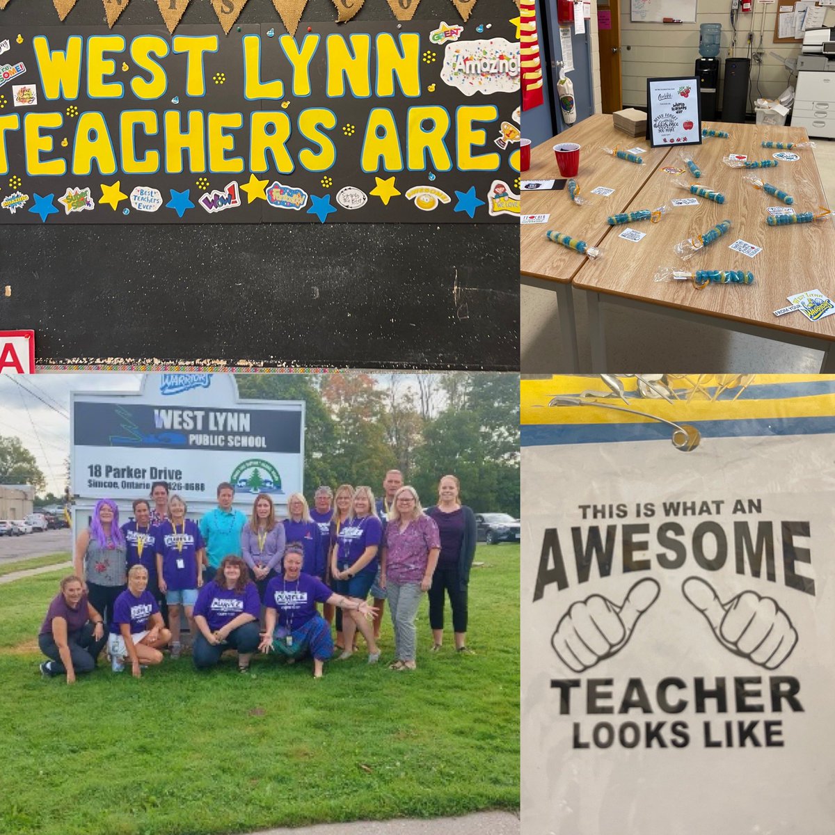So proud to work with these incredible teachers at West Lynn - on World Teacher Day and every other day too 🤗💕 #bestthereis #WLclap <a href="/GEDSB/">Grand Erie District School Board</a>