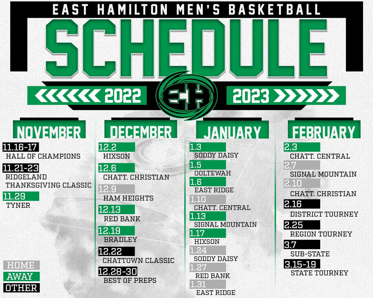 📰NEWS 📰 
🚨Schedule Alert 🚨

Men's Basketball 2022-23 Schedule

#EastHamFam
#JordanGearFam 
#Category5🌪 
#GoCanes
