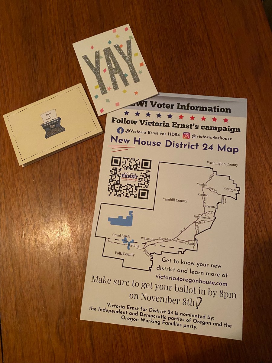 Our informational mailer went out last week and we’ve received a lot of feedback from voters who appreciate finally having a good map of the new district. Make sure to hold on to yours until you get your ballot in about 3 weeks!