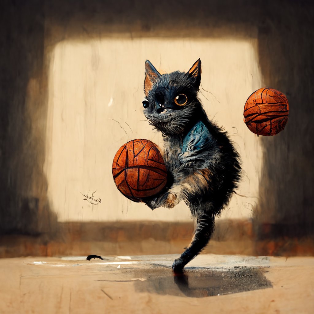 doubledropdown's tweet photo. If you have been following our AI series on https://t.co/Z36LJNRjjq you know we have been excited to explore this new tool! Bball cat is excited too!

Thursday 10/6/22 at 8pm we interview Jason Allen who won 1st place with AI artwork at the CO State Fair. #ai #midjourney #AIart https://t.co/1qTYL39Xyi