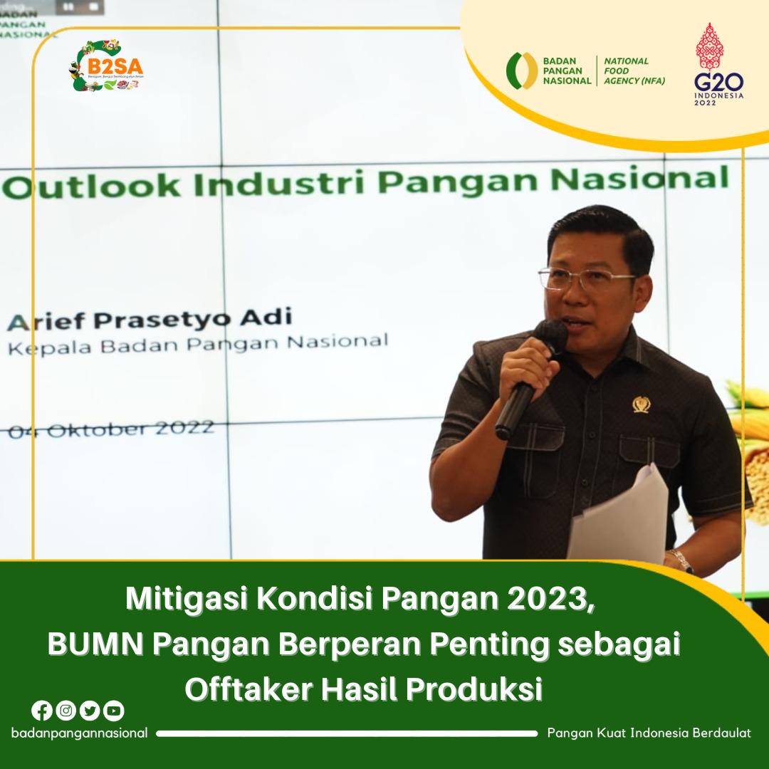 BadanPangan's tweet photo. @EpriSantoso @idfood_official @SHS_Sumatera @SHS_Persero @KemenBUMN @kementan @FAO @FAOIndonesia @Kemendag @erickthohir @AriefPrasetyoA https://t.co/Y89gVQsoU4