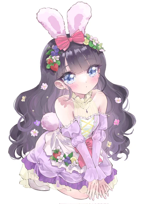 ふわふわうさぎメイドあまね 