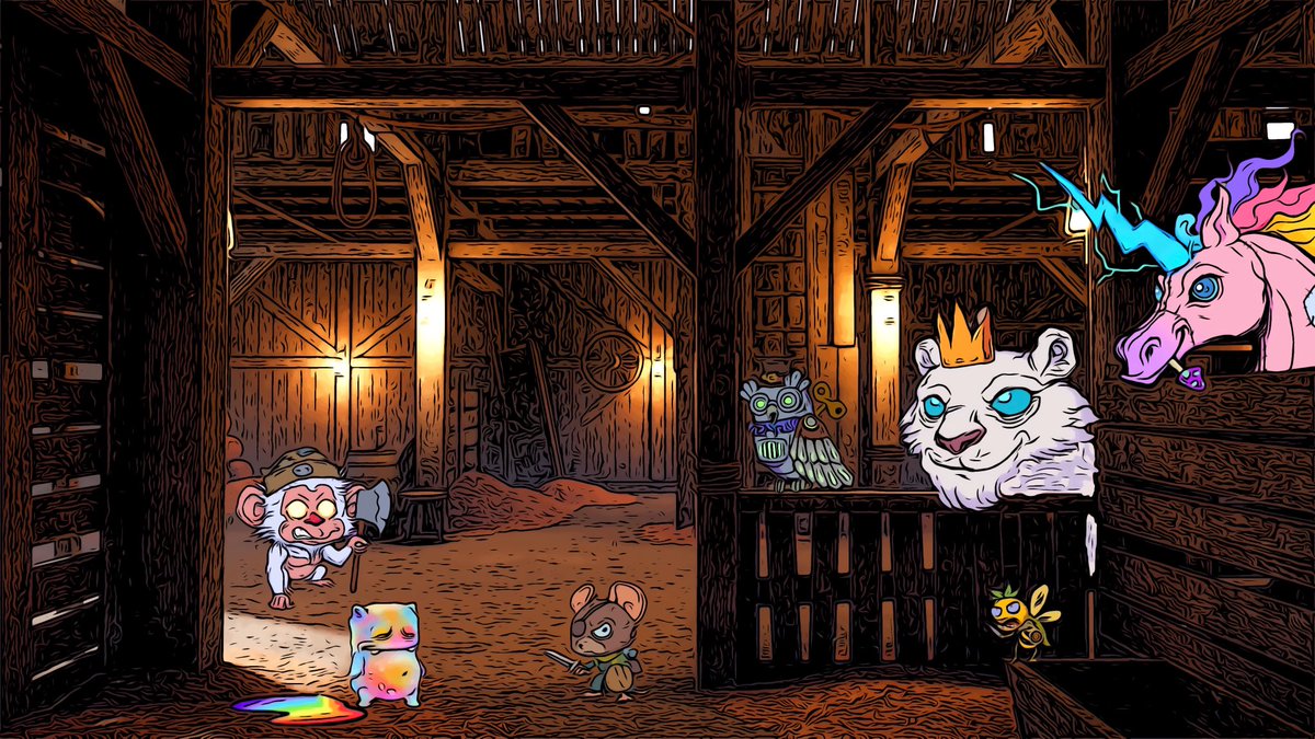 Tʜᴇ #grumpl ᴀʀᴏsᴇ ғʀᴏᴍ ʜɪs ғᴏᴏᴅ ᴄʀᴀᴛᴇ ɪɴ ᴛʜᴇ sᴛᴀʙʟᴇ ᴛᴏ ɴᴏᴛɪᴄᴇ ʜᴇ ᴡᴀs sᴜʀʀᴏᴜɴᴅᴇᴅ ʙʏ ᴍᴀɴʏ ᴀᴍᴀᴢɪɴɢ ᴄʀᴇᴀᴛᴜʀᴇs! Hᴇ ᴡᴀs ғʀɪɢʜᴛᴇɴᴇᴅ ᴀᴛ ғɪʀsᴛ (ᴏᴏᴘs 🌈), ʙᴜᴛ ǫᴜɪᴄᴋʟʏ ғᴏᴜɴᴅ ᴏᴜᴛ ʜᴇ ʀᴇᴀʟʟʏ ʟɪᴋᴇᴅ ᴛʜᴇᴍ ᴀʟʟ. 🤗