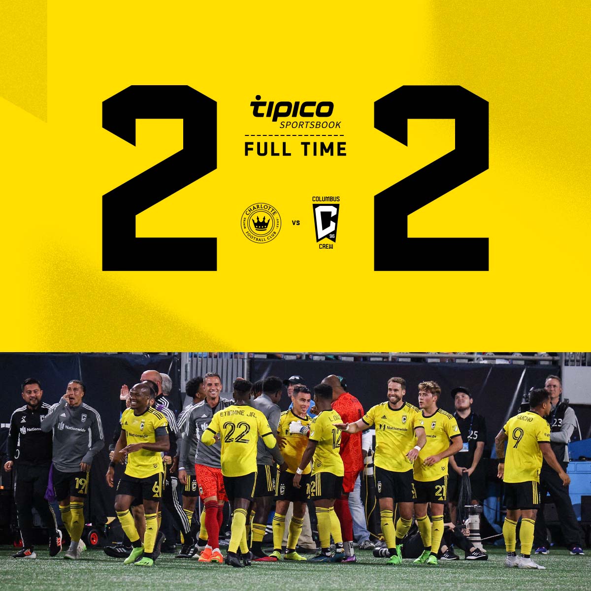 It ends even. #Crew96 | @tipico