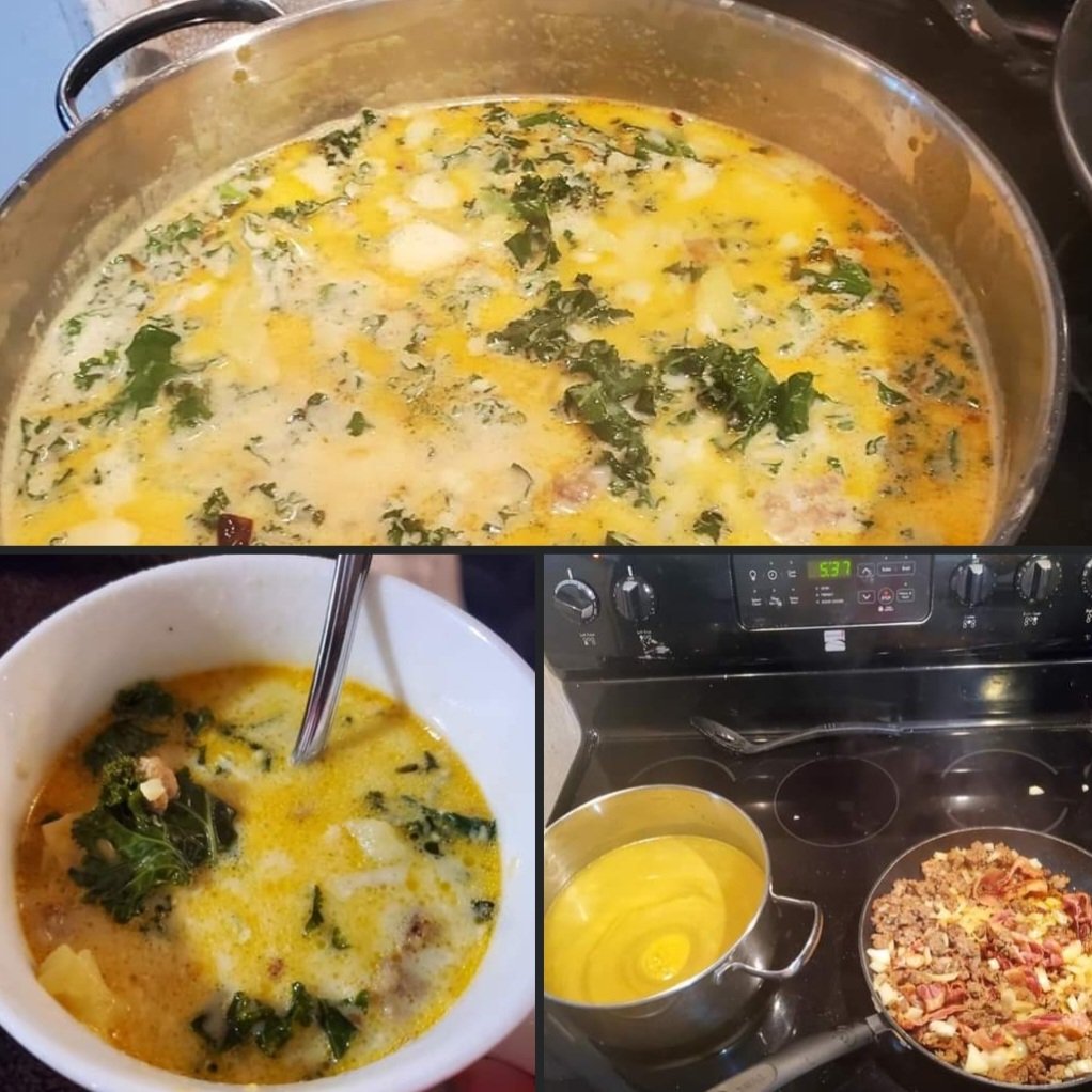 LeeMac19871611's tweet photo. Cooler temps.... made some fall soup... anyone guess what kind I made??
#LoveSoup #FallSoups #FallComfort https://t.co/ZometsPh6C