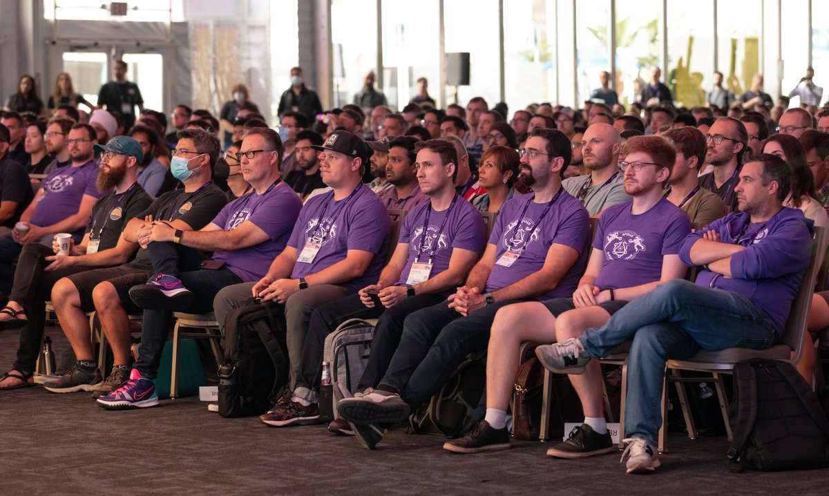 apollographql's tweet photo. What an amazing 3 days! Thank you for joining us in-person and online for #GraphQLSummit. We're already looking forward to next year! 👀 https://t.co/3VjAx5d9Lc