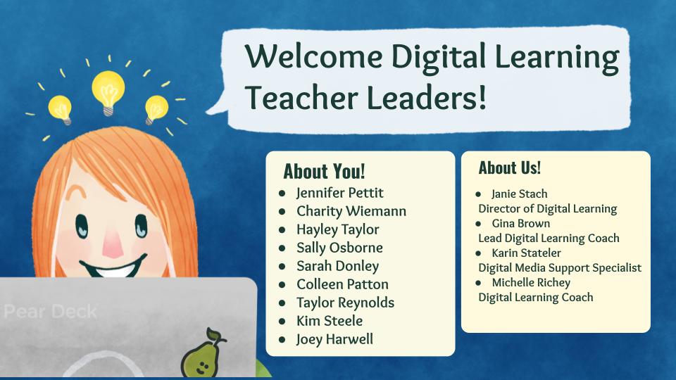 GinaInTech's tweet photo. The Digital Learning Teacher Leaders are ready to #PutASpellOn a campus near you! 'Hocus Pocus- Multimedia Focus' is the theme for our 10/20 PL session.  We will explore apps &amp; extensions as well as @PearDeck @KamiApp @canva @Slidoapp &amp; @Twitter! @GCISD @GCISDigital #DLTL https://t.co/n3Num3iI1R