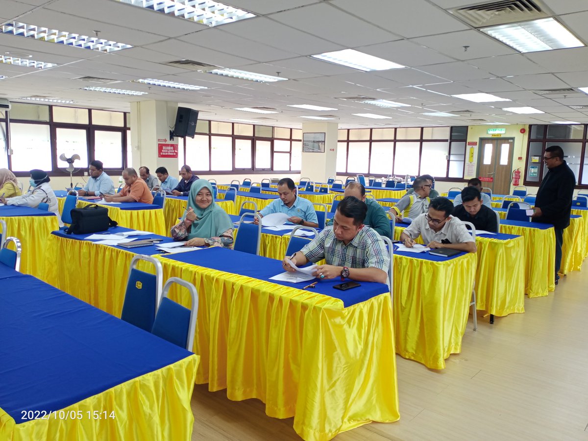 3-5/10/2022 Bengkel Pemantapan Pasukan ERT di Wisma Negeri dan Akademi Bomba. Bengkel ini melibatkan wakil semua jabatan di Wisma Negeri.