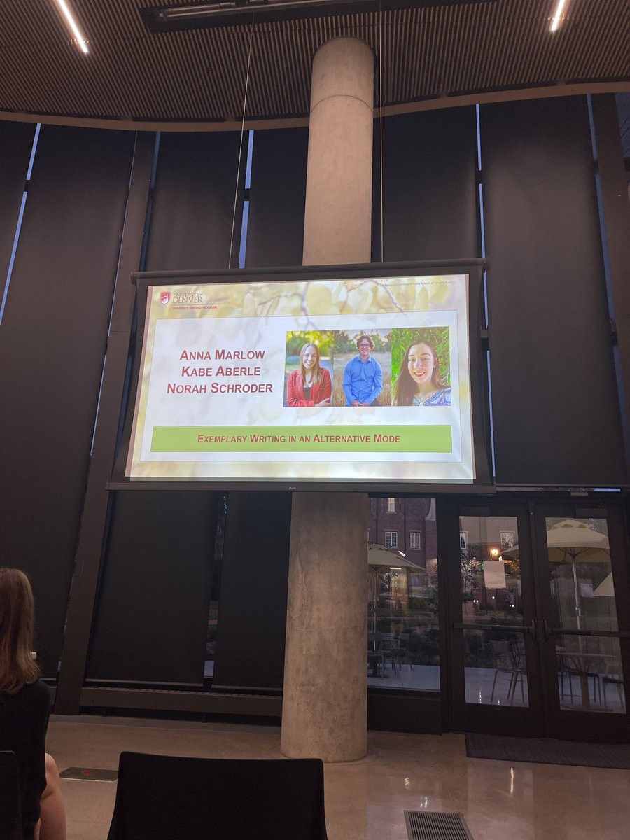 University of Denver Writing Program tweet media