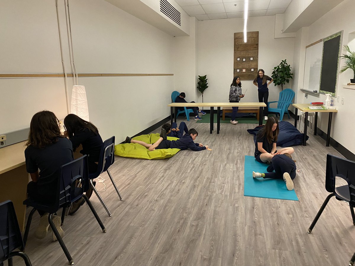 Working with our Reading Buddies in our new Wellness Loft <a href="/HRBurlington/">Holy Rosary</a> So peaceful…🪴