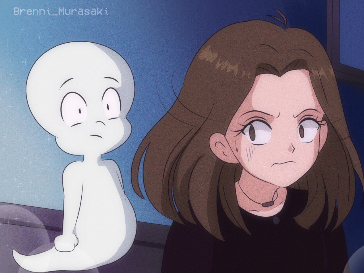 Brenni Murasaki 💕 on Twitter: "Casper | Kat 💙 #casper #casperthefriendlyghost #drawtober #90sanimestyle https://t.co/tqZVmbS4kD" Twitter