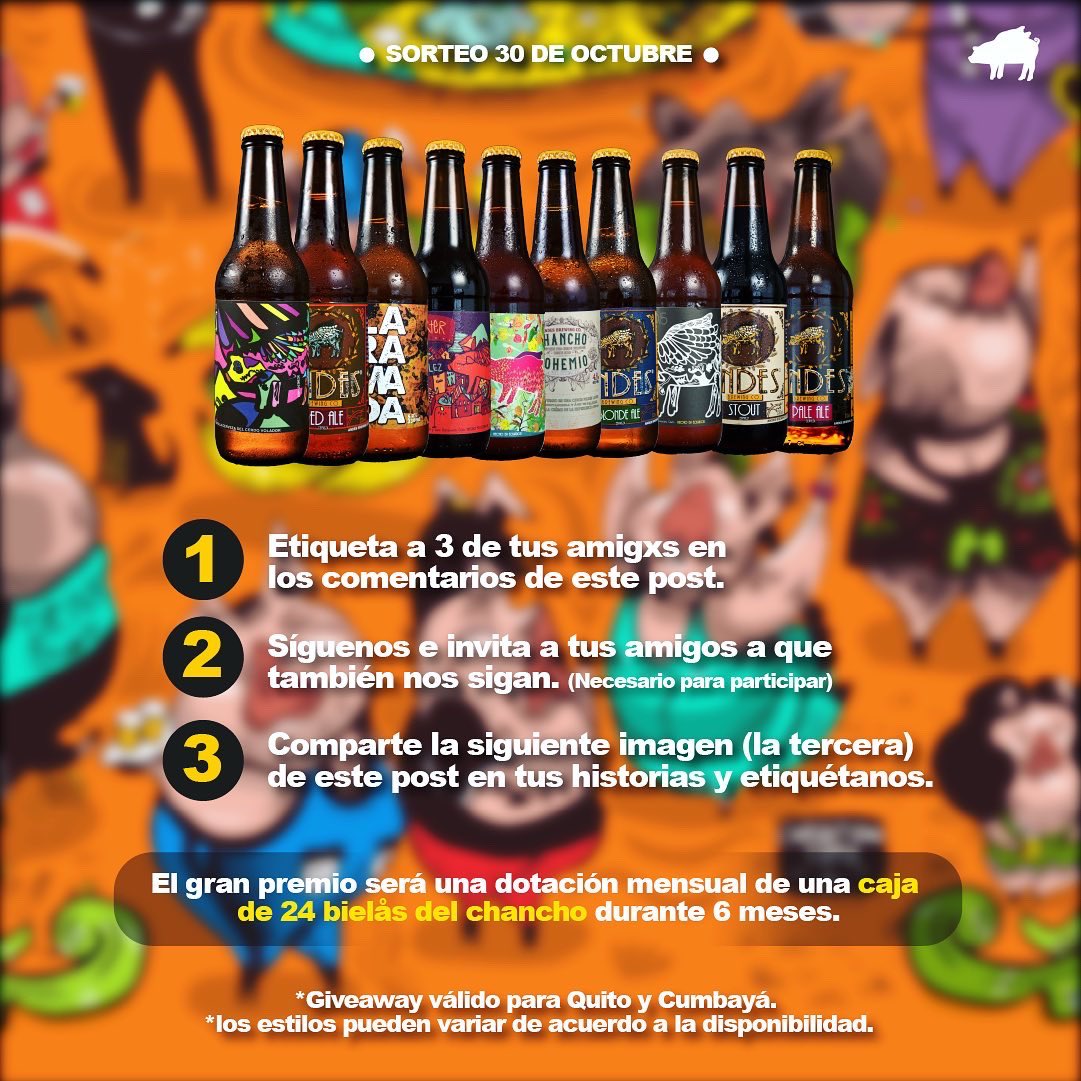 Amigos! Los invitamos a participar en nuestro MEGA SORTEO por nuestro aniversario de 10 años. 
Puedes participar en nuestro perfil en Instagram: instagram.com/p/CjWP1wJrhfE/… 
#sorteo #Giveaway #gana #quito #cumbaya #andesbrewing #ecuador #gratis #uio #participa #comida #biela