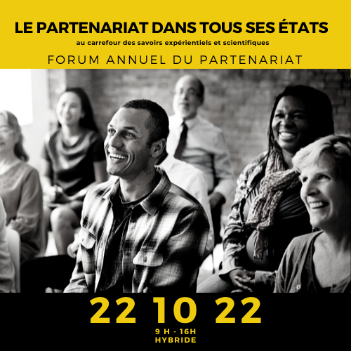 catwilhelmy's tweet photo. FORUM ANNUEL PROVINCIAL DU PARTENARIAT PATIENT, USAGERS, PROCHES, CITOYEN..... https://t.co/Z6Xc1nwTYB @Eventbrite https://t.co/AjDpuysrFz