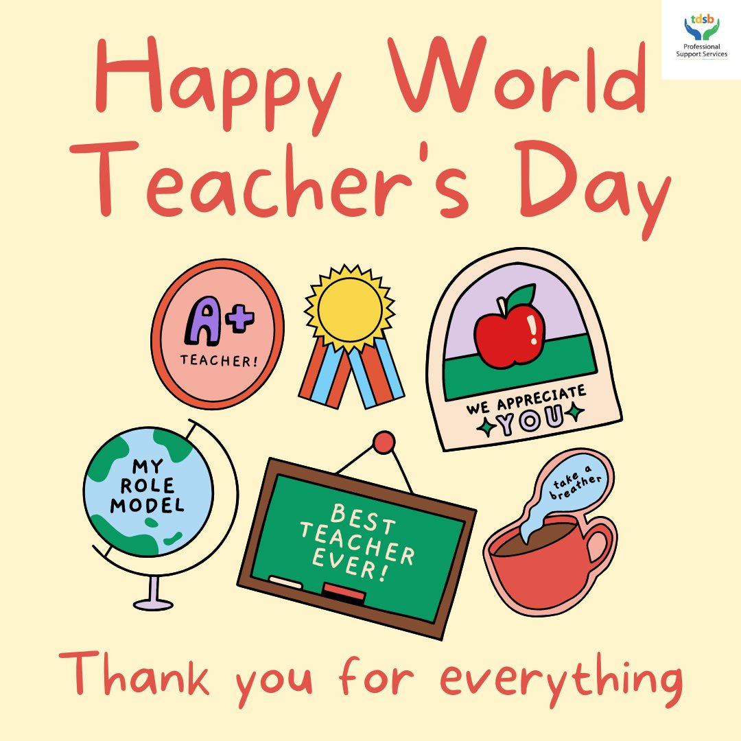 downsviewps's tweet photo. Happy World Teacher's Day to the amazing staff @downsviewps! https://t.co/SD8qEuARgE
