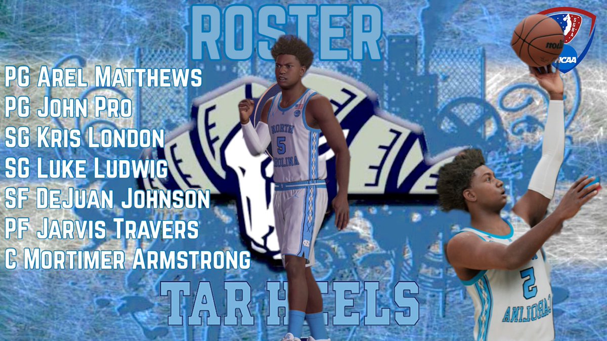 Your SGBA Season 2 UNC Tarheel Roster 😎