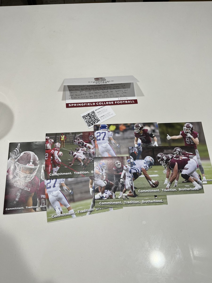 Kristian McDaniels (@krismcdaniels3) on Twitter photo Huge thank you to all the coaches at Springfield for the handwritten letters, looking forward to keeping in touch!! <a href="/_SCFootball/">Springfield Football</a> <a href="/Mike_Cerasuolo/">Mike Cerasuolo</a> <a href="/CoachWoodring71/">Kevin Woodring</a> <a href="/Coach_Valentino/">Tony Valentino</a> <a href="/Coach_LaMarca/">Emil La Marca</a> <a href="/Coach_Pavelchak/">Jack Pavelchak</a> <a href="/Coach_DiRienzo/">Lou DiRienzo Jr.</a> <a href="/CoachDiMonte/">Vince DiMonte</a> Huge thank you to all the coaches at Springfield for the handwritten letters, looking forward to keeping in touch!! <a href="/_SCFootball/">Springfield Football</a> <a href="/Mike_Cerasuolo/">Mike Cerasuolo</a> <a href="/CoachWoodring71/">Kevin Woodring</a> <a href="/Coach_Valentino/">Tony Valentino</a> <a href="/Coach_LaMarca/">Emil La Marca</a> <a href="/Coach_Pavelchak/">Jack Pavelchak</a> <a href="/Coach_DiRienzo/">Lou DiRienzo Jr.</a> <a href="/CoachDiMonte/">Vince DiMonte</a>