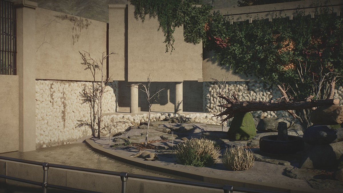 Lion exhibit <a href="/PlanetZooGame/">Planet Zoo</a>