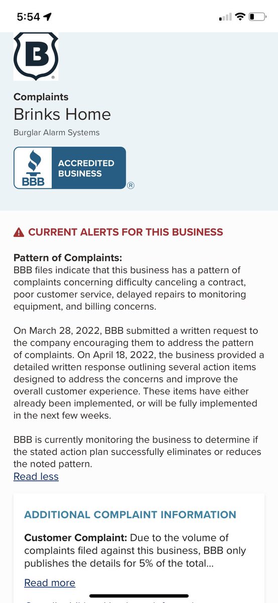 jamielorene's tweet photo. @LastWeekTonight please do a story on brinks home security systems. Currently being threatened with $2300 to cancel my contract after 6 months of cancelled appointments to service offline equipment and video doorbell installation for which I was paying a higher fee per month. https://t.co/qYaWpH6fSk
