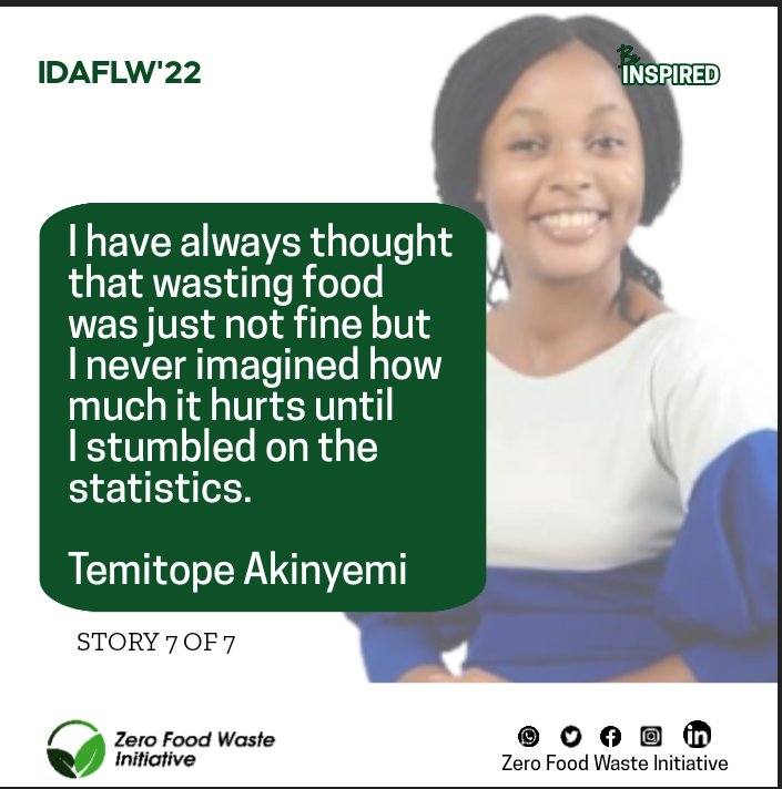ZeroFoodWasteIn's tweet photo. A Short Story about Temitope Akinyemi, Nigeria.

Everyone should know about Food Waste and Fight it!https://t.co/44ULUahxnC

#idaflw #sdg12 #sdg2 #zfwi #fao https://t.co/uVlFoSO6gp
