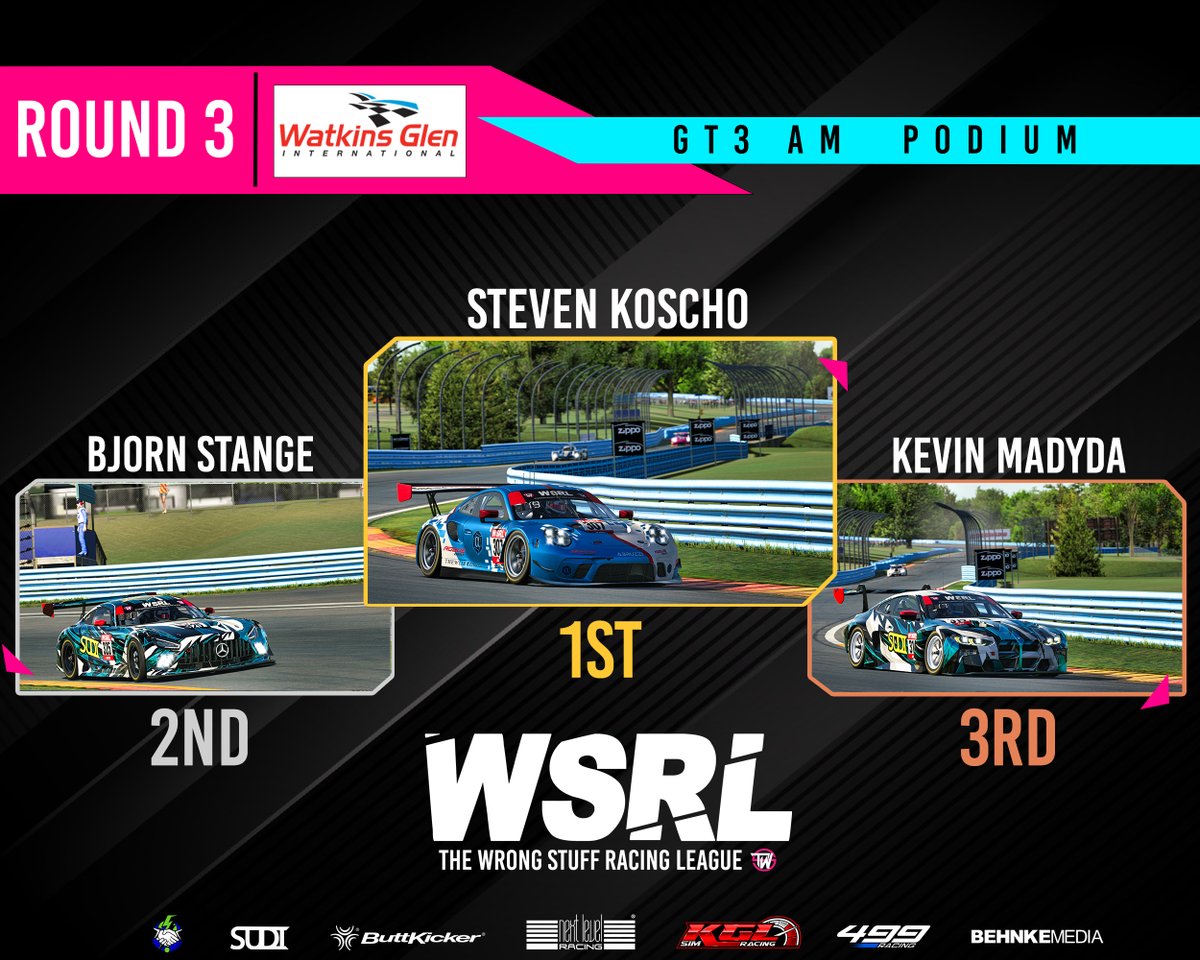 TheWrongStuff1's tweet photo. After a CRAZY race at Watkins Glen, we saw a new GT3 AM Podium, and now two time winner Agustin Castro winning in the ProAM division!
Next round we will be at Silverstone!
Watch the replay here - https://t.co/EVYC3kz3vv
#WSRL https://t.co/mX7nhuuE11