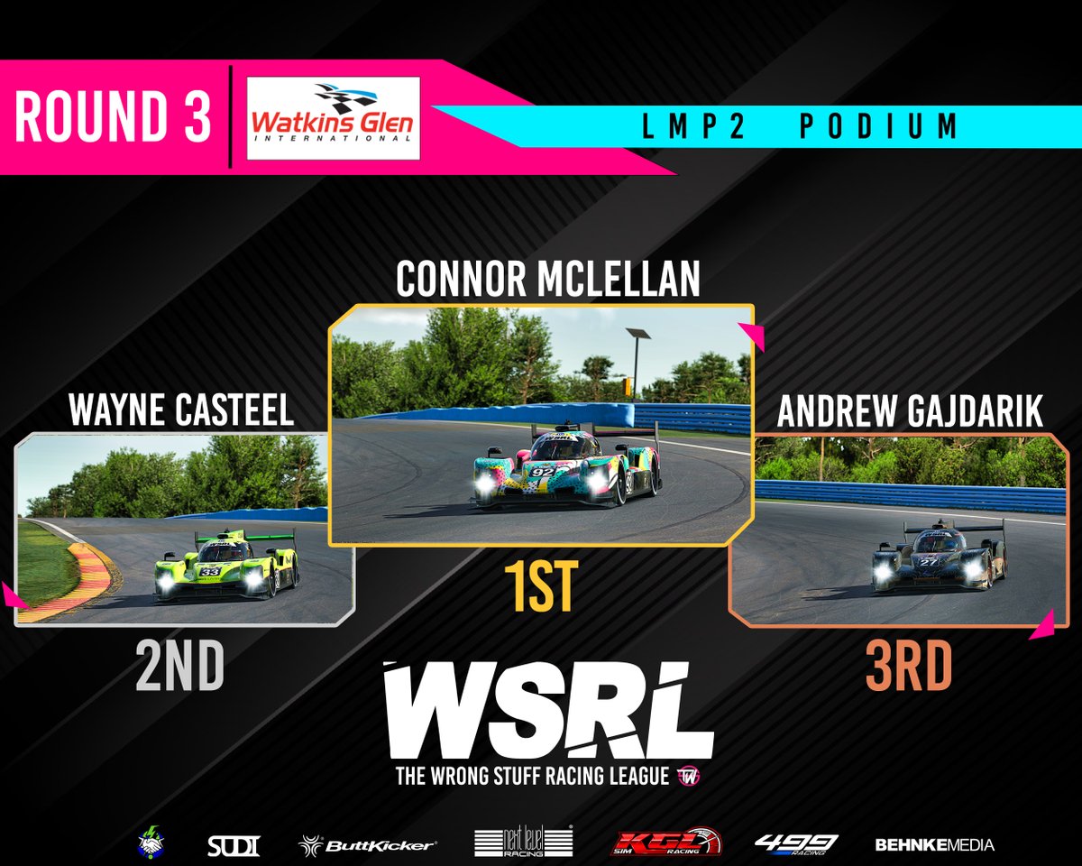 TheWrongStuff1's tweet photo. After a CRAZY race at Watkins Glen, we saw a new GT3 AM Podium, and now two time winner Agustin Castro winning in the ProAM division!
Next round we will be at Silverstone!
Watch the replay here - https://t.co/EVYC3kz3vv
#WSRL https://t.co/mX7nhuuE11