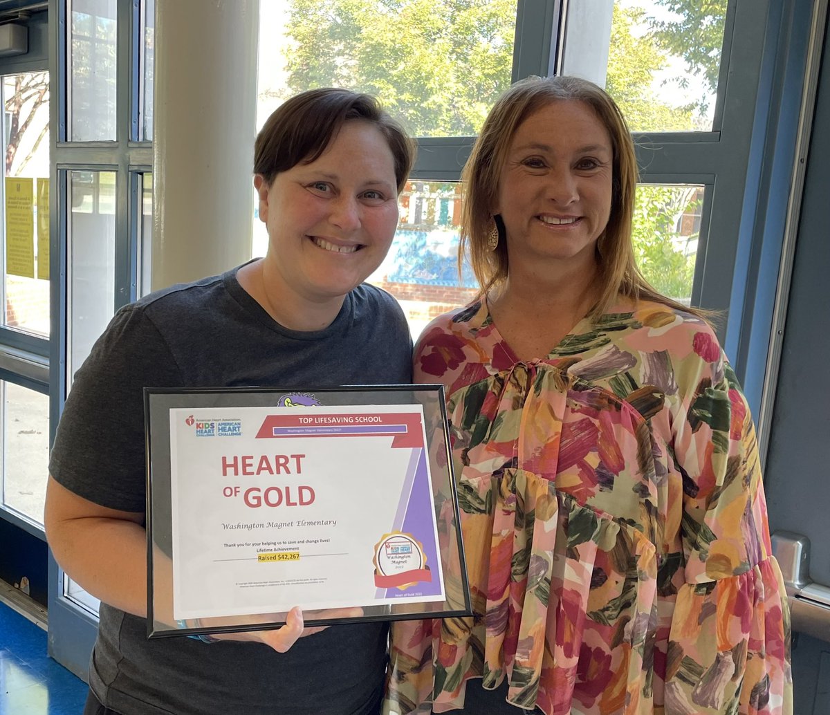 Celebrating the 💛 of Gold Award for our Wizards, past and present. Many years ago, we started using our gifts and talents to #jumprope4heart with <a href="/AmericanHeartNC/">AmericanHeartNC</a> and have raised over $40,000! <a href="/sarah_kichefski/">Sarah Kichefski</a> you’re our biggest Heart Hero!