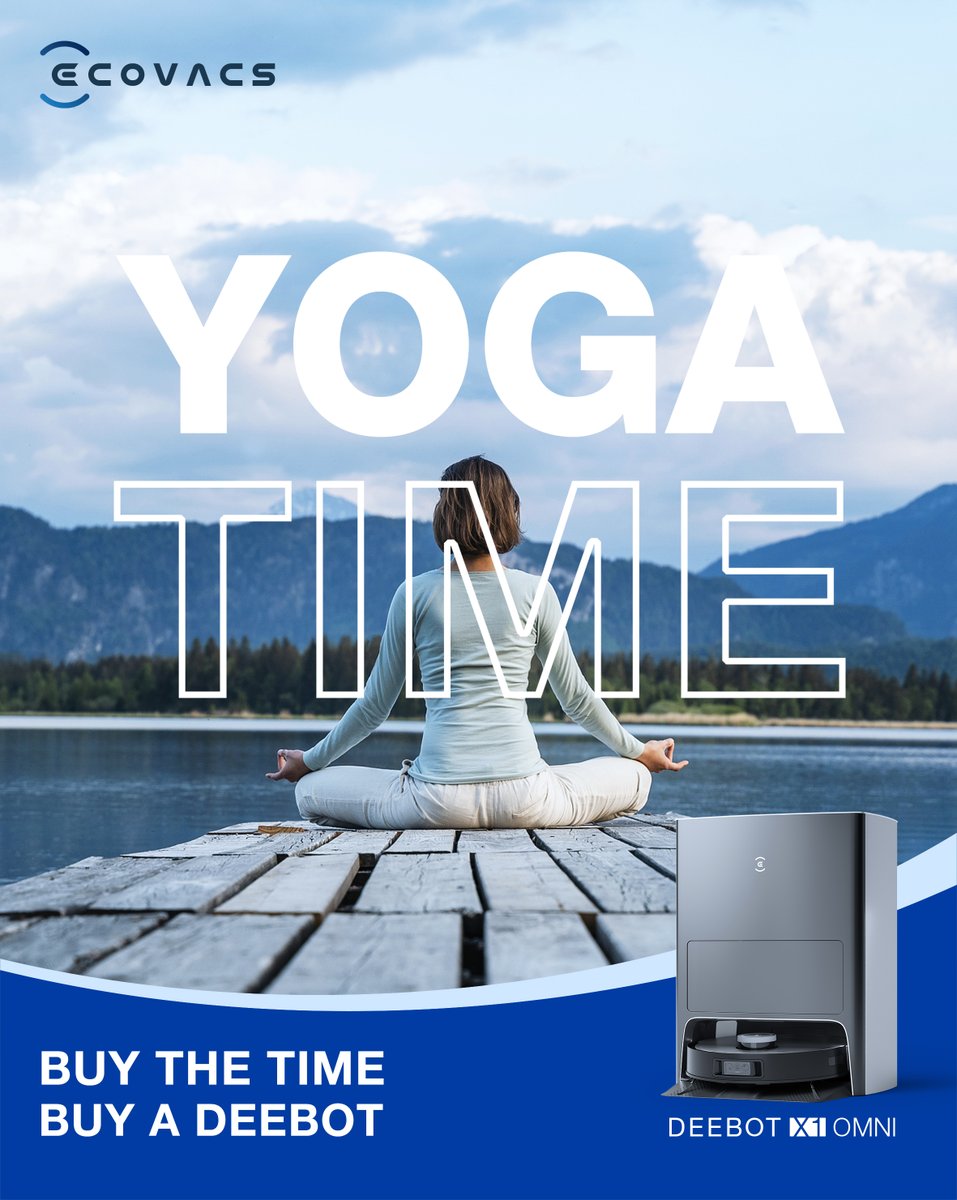 ☄️ #BuyTheTimeBuyADEEBOT GIVEAWAY ☄️

We're giving away a DEEBOT X1 TURBO! 🎁 

DEEBOT buys you extra time to squeeze in anything you love! 🧘🙏🌿

HOW TO ENTER:
✨ Follow <a href="/ecovacsrobotics/">ECOVACS ROBOTICS</a> 
✨ Like &amp; RT

⏰ Winner will be announced on 10/14. Good luck! 🍀