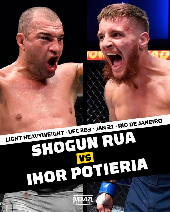 Shogun Rua returns against Ihor Potieria at #UFC283 in Rio De Janeiro 🇧🇷

Full story: 