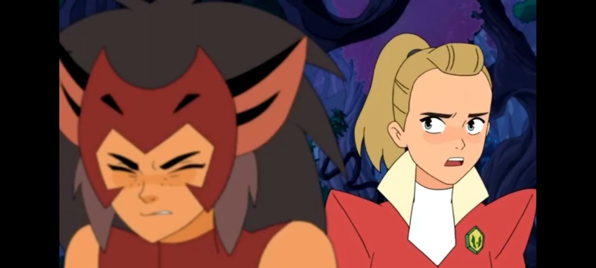 catraazulacass's tweet photo. "I never wanted to leave you"
"You're lying! You didn't care enough about me" Catra shouts but Adora holds her wrists
"I'd never lie to you. When all in my in the Horde was made of lies, you were the only real thing in my life"
She carresses Catra's shocked face
"You still are" https://t.co/oi4vnOqkYt